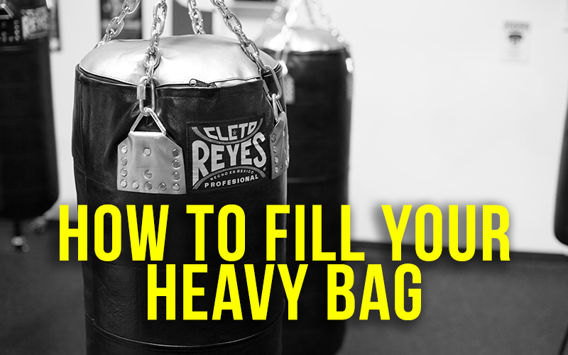 How to fill an empty heavy bag - Premium Boxing Gloves and Boxing Equipment